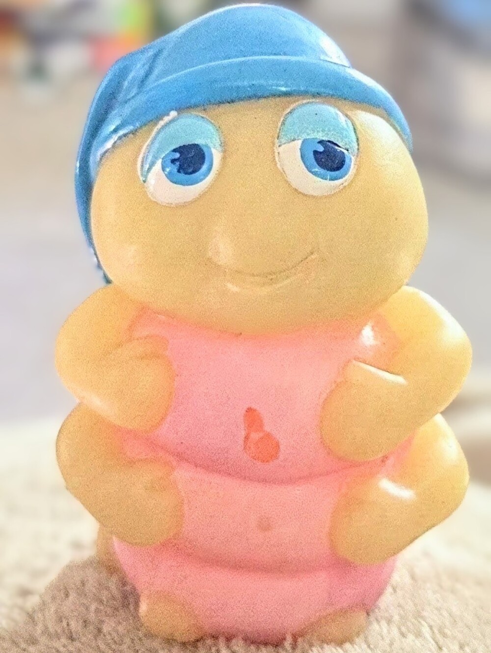 Glo Worm FRIENDS GLOW SNUGBUG 1986 Playskool FIGURE Finger Puppet